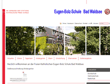 Tablet Screenshot of eugen-bolz-schule.de
